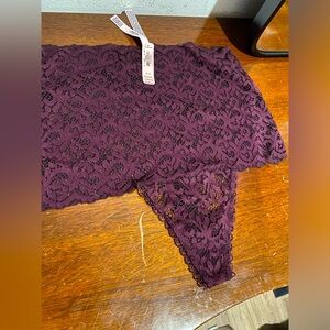 Victoria’s Secret High Waisted Colored Lace Thong